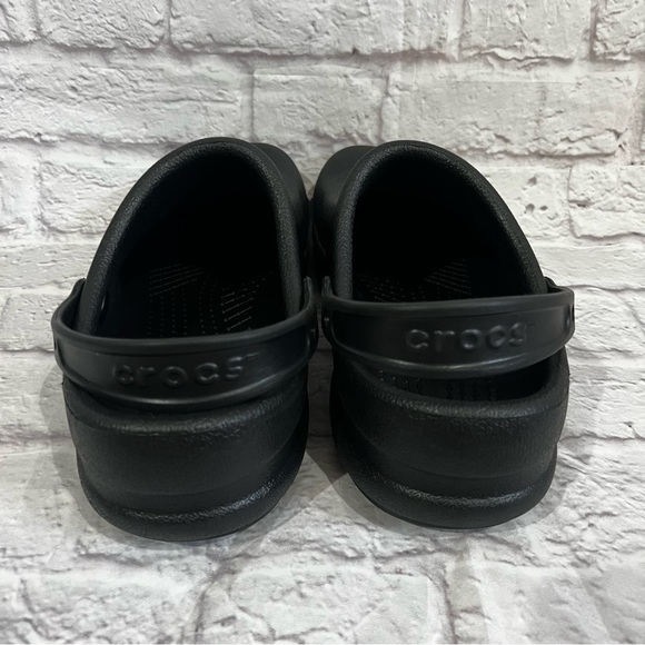 Crocs Bistro Clogs Work Slip & Oil Resistant Men's sz 12 black - Picture 5 of 6